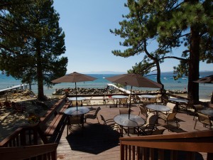 deck overlooking lake tahoe